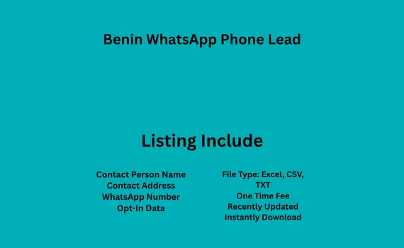 Benin whatsapp phone lead