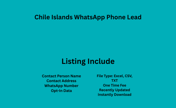 Chile Islands whatsapp phone lead