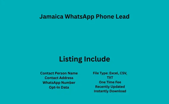 Jamaica whatsapp phone lead