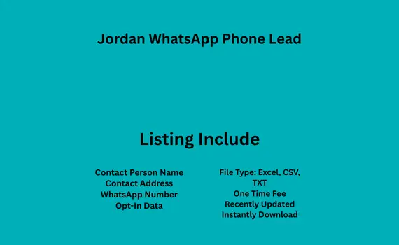 Jordan whatsapp phone lead