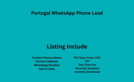 Portugal whatsapp phone lead